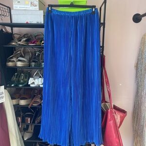 American Vintage Royal Blue Pleated Pants